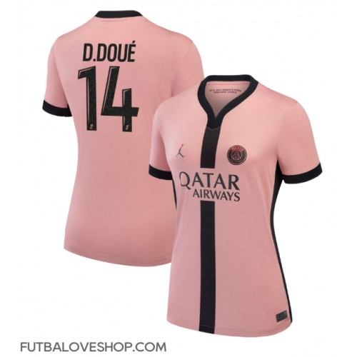 Dres Paris Saint-Germain Desire Doue #14 Tretina pre Ženy 2024-25 Krátky Rukáv